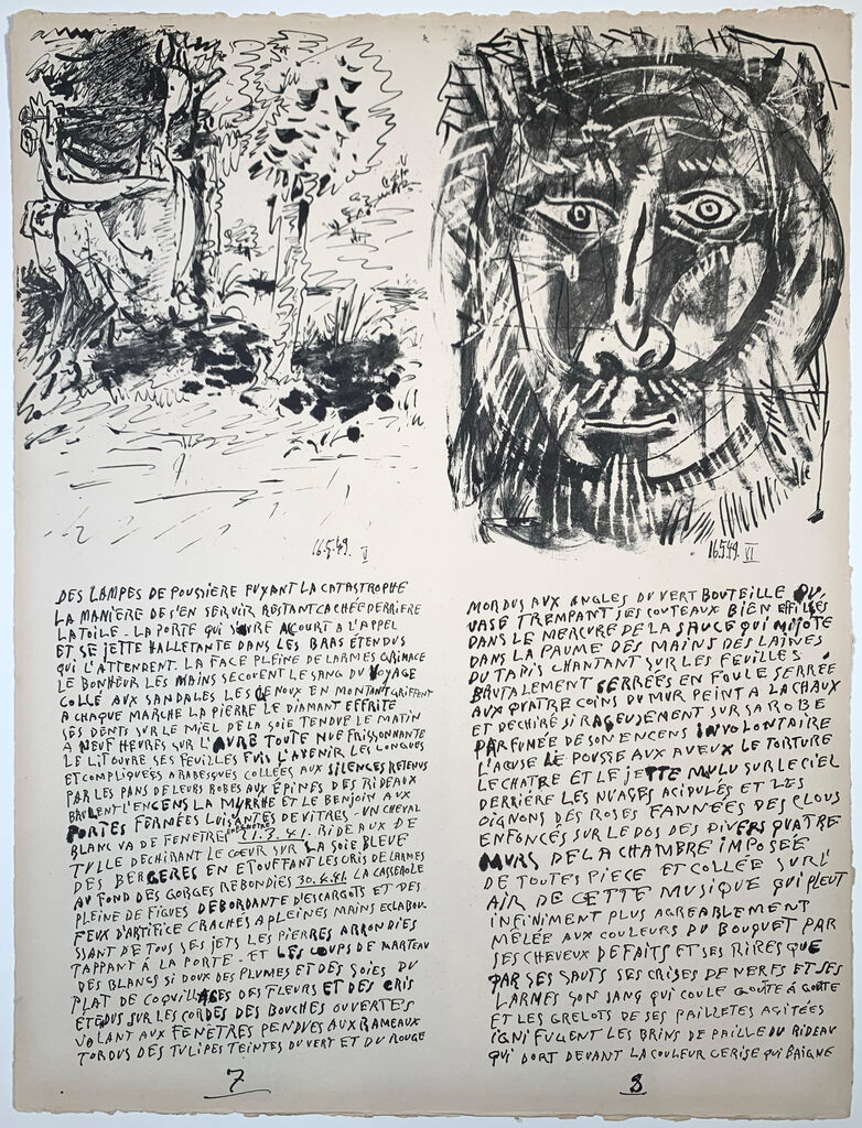 Poèmes et lithographies, sheet 5, image 1