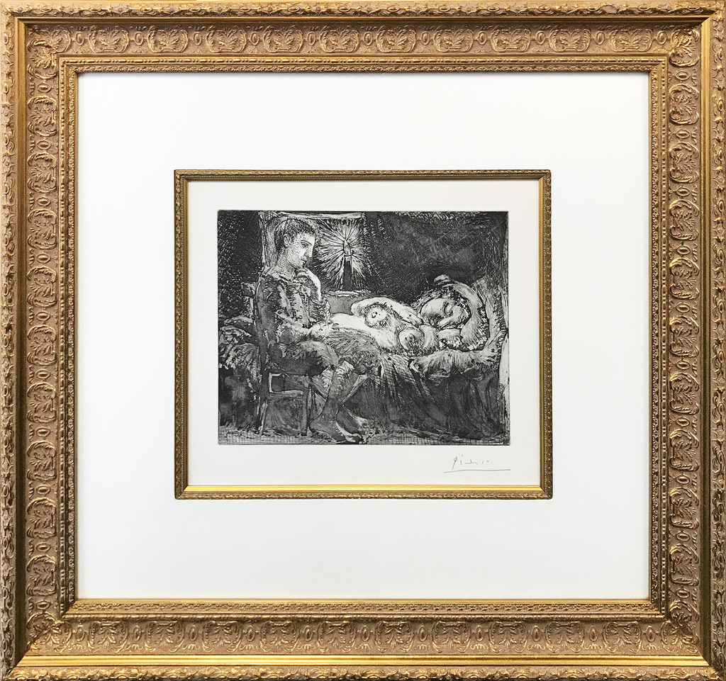 GARCON ET DORMEUSE A LA CHANDELLE (BLOCH 226), image 1