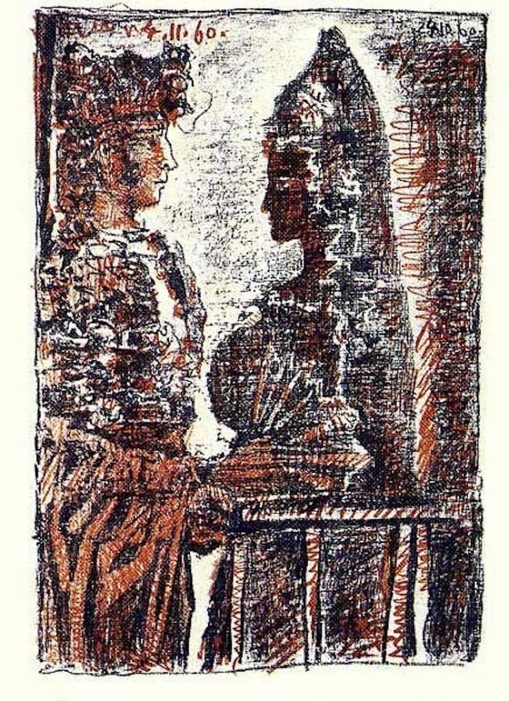 Pablo Picasso, Torero y Señorita from "Le Carmen des Carmen", 1964