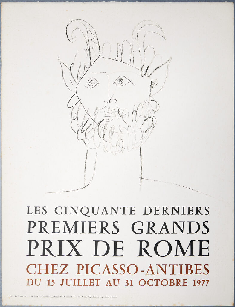 Pablo Picasso, Grands Prix de Rome, 1977