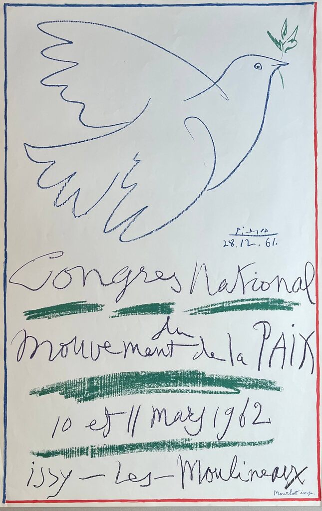 Pablo Picasso, Congrès National du Mouvement de la Paix -  Issy-les-Moulineaux, 1962