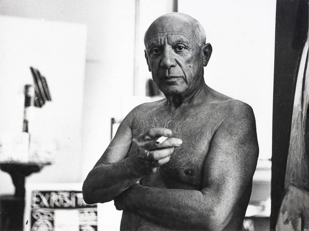 Picasso with a cigarette, image 1