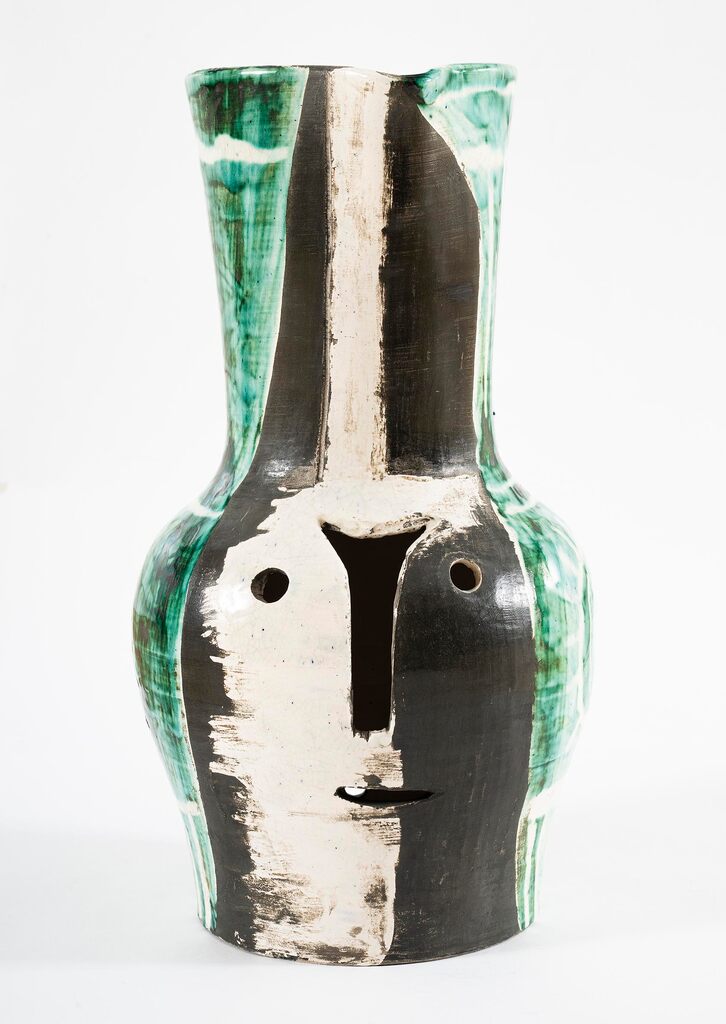 Pichet à lampe - Visage découpé, image 1