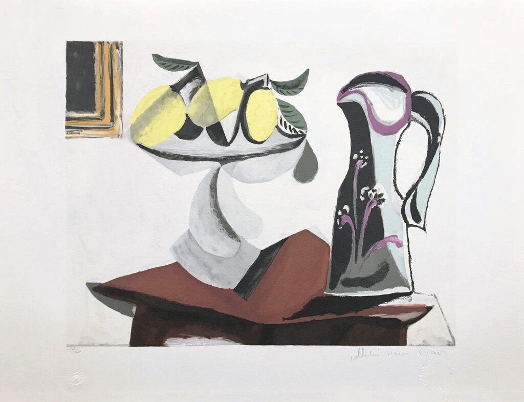 Pablo Picasso, NATURE MORTE AU CITRON ET A LA CRUCHE, 1979-1982