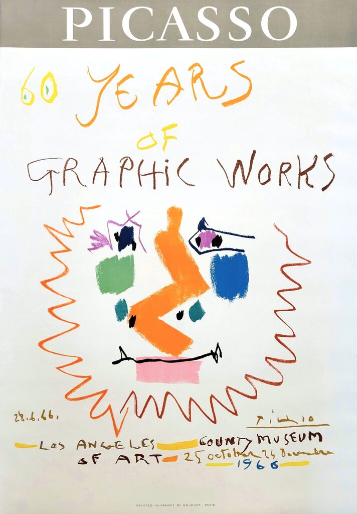 Pablo Picasso, Picasso: 60 Years of Graphic Works - LACMA, 1966