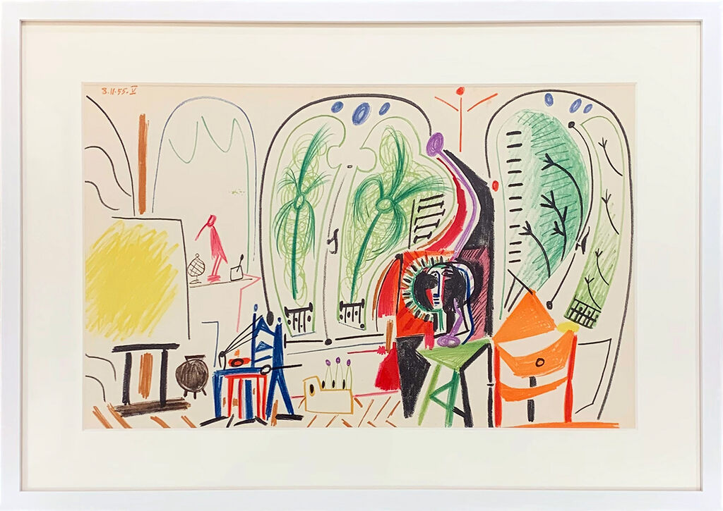 Pablo Picasso, Carne de la Californie（8.11.55.Ⅴ）, 1959