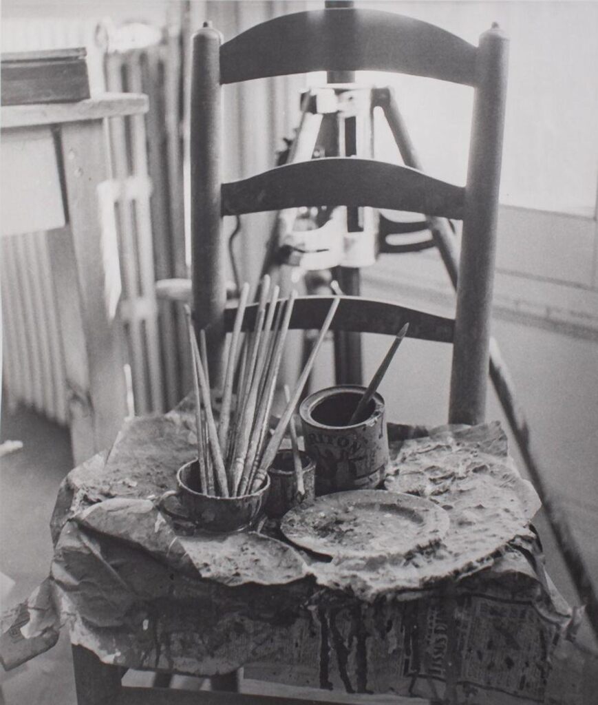 Pablo Picasso, Photograph of Picasso's Atelier, 1955