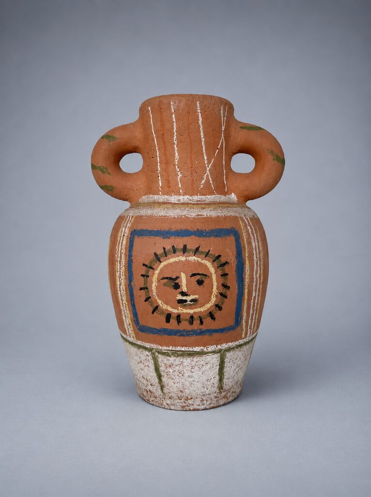 Pablo Picasso, AR190 Vase with pastel decoration, 1953