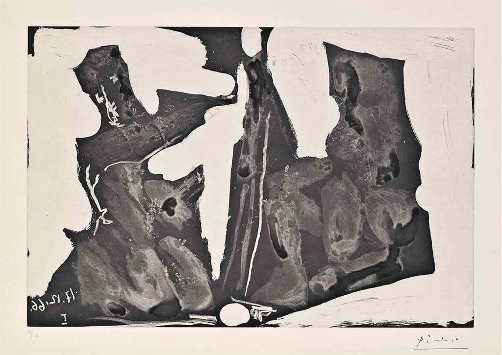 Pablo Picasso, Peintre et Modele, 1966