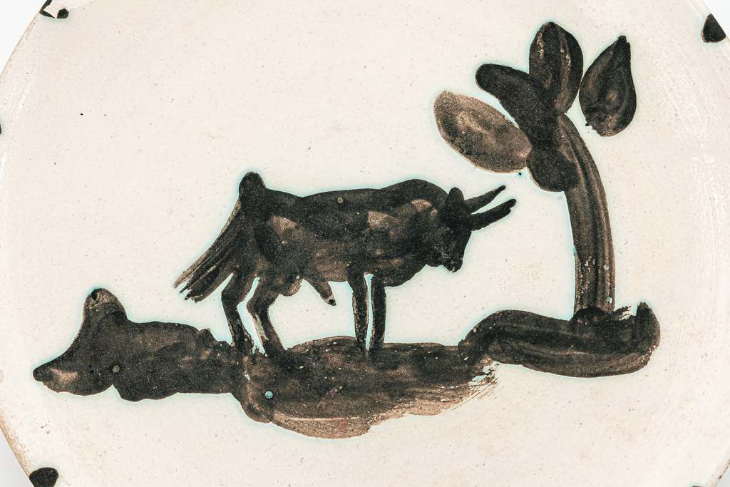 Pablo Picasso, Bull Under the Tree / Taureau sous l'arbre, 1952
