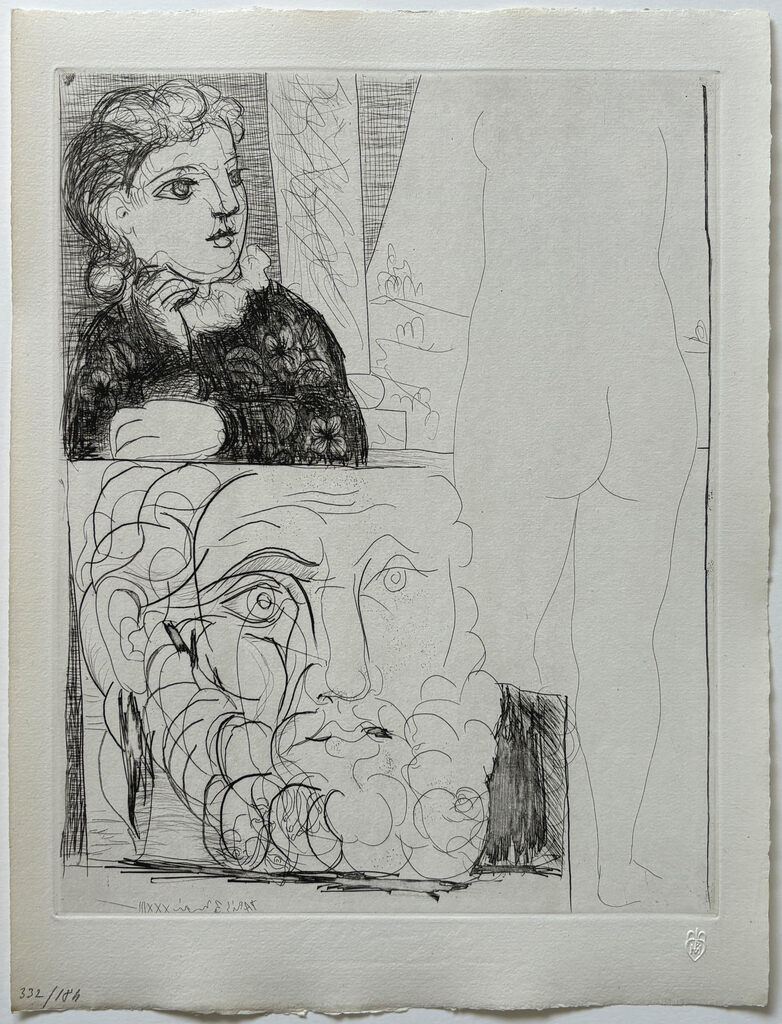 La Bonne dans l'Atelier de Sculpture, from "Suite Vollard", image 1