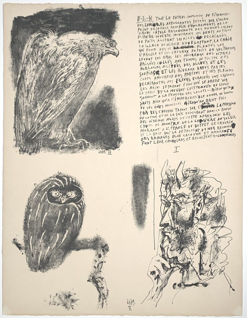 Poèmes et lithographies, sheet 1, image 1