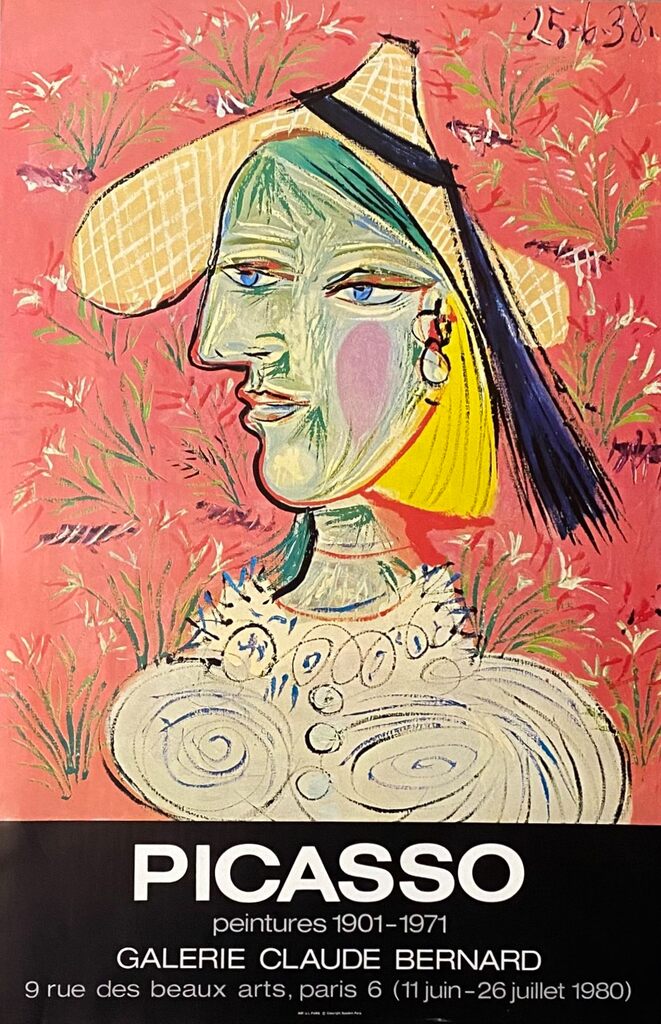 Pablo Picasso, Femme au chapeau, 1980