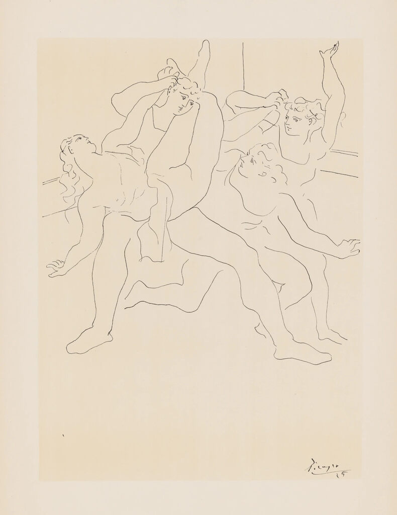 Pablo Picasso, Four Ballet Dancers, 1946