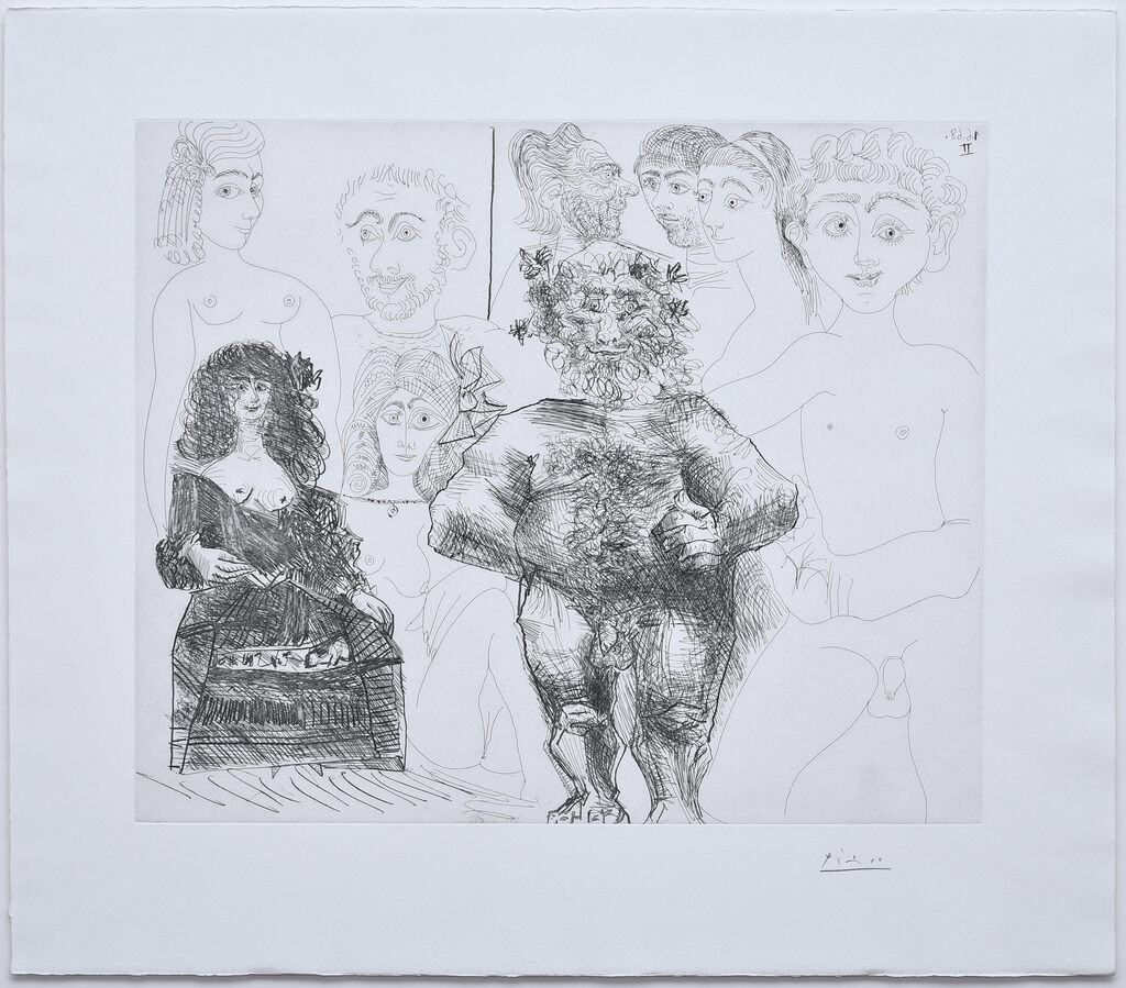 Pablo Picasso, Sexe à l'ancienne et à la moderne, 1968