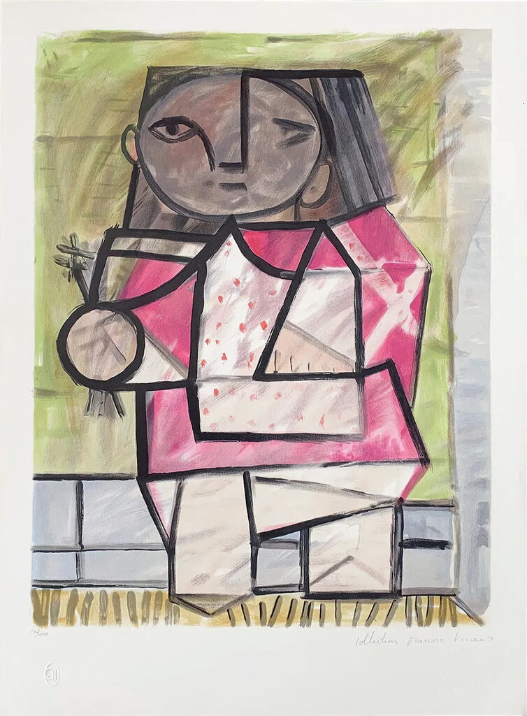 Pablo Picasso, Enfant En Pied (Marina Picasso Estate hand signed Lithograph), 1979-1982