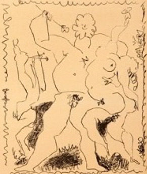 Pablo Picasso, Bacchanal, 1956