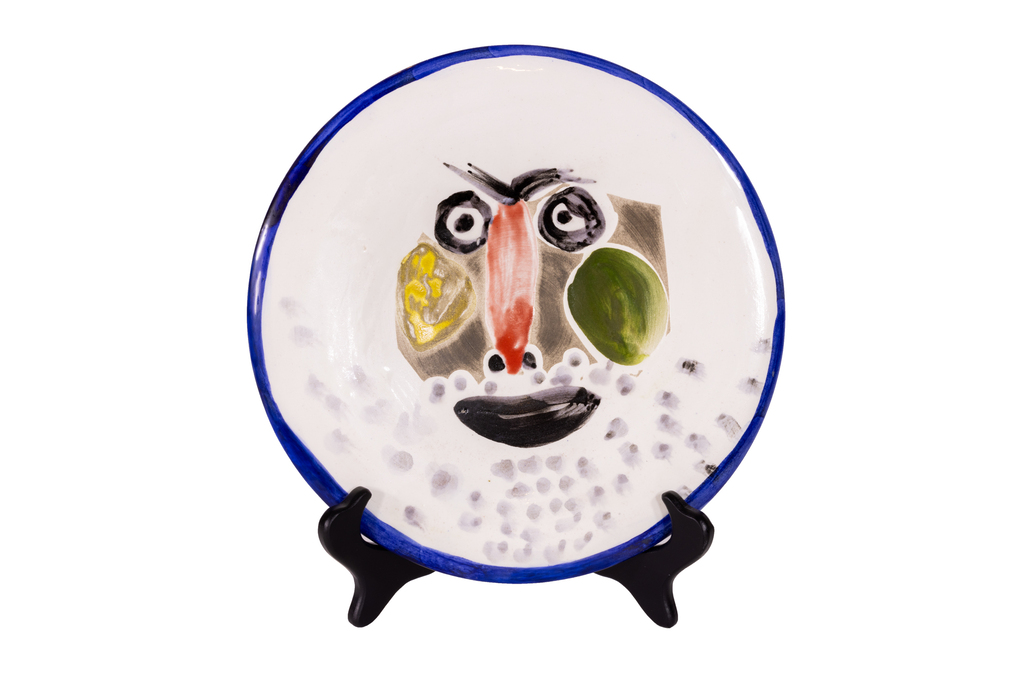 Pablo Picasso Ceramic Plate A.R. 496 Face No. 203, image 1
