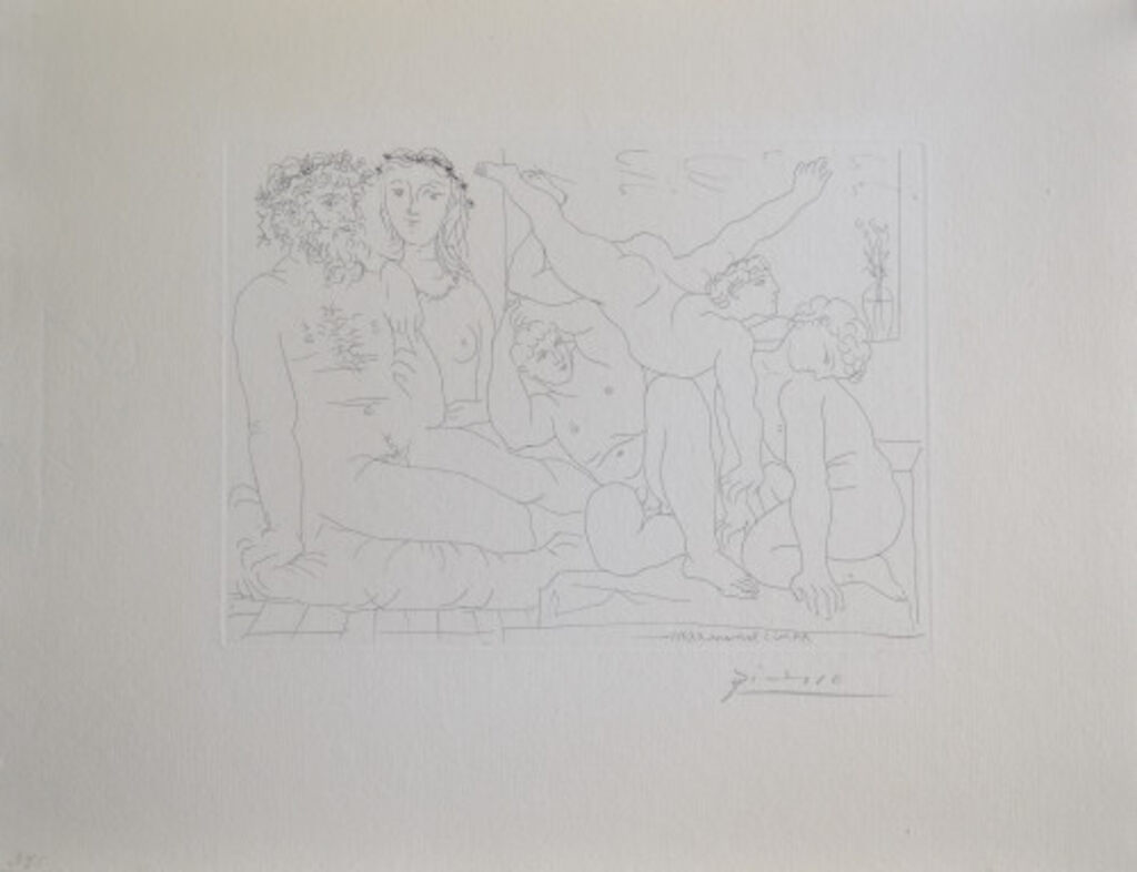 Famille de Saltimbanques (B163 Vollard), image 1