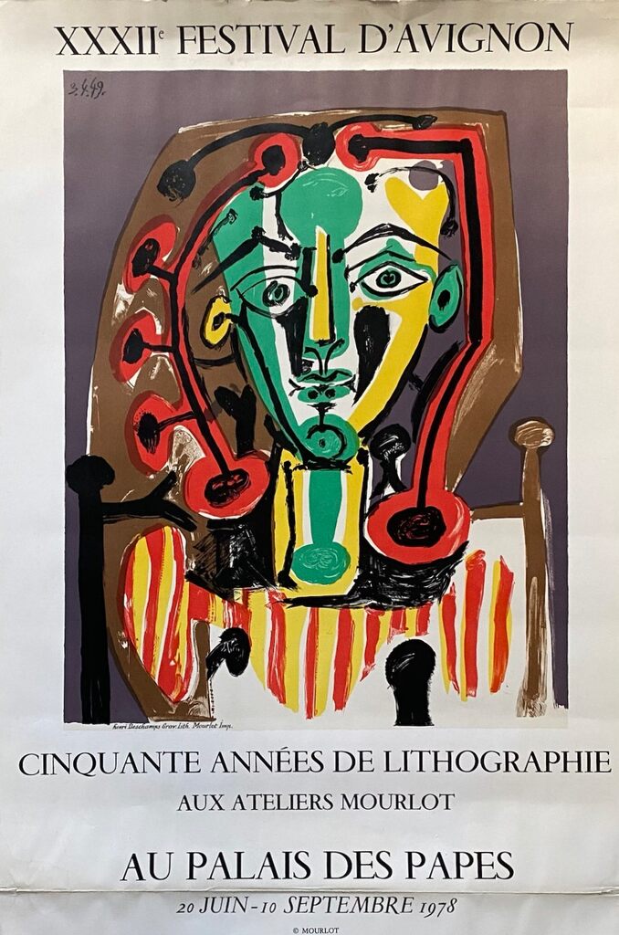 Pablo Picasso, Figure au corsage rayé, 1978