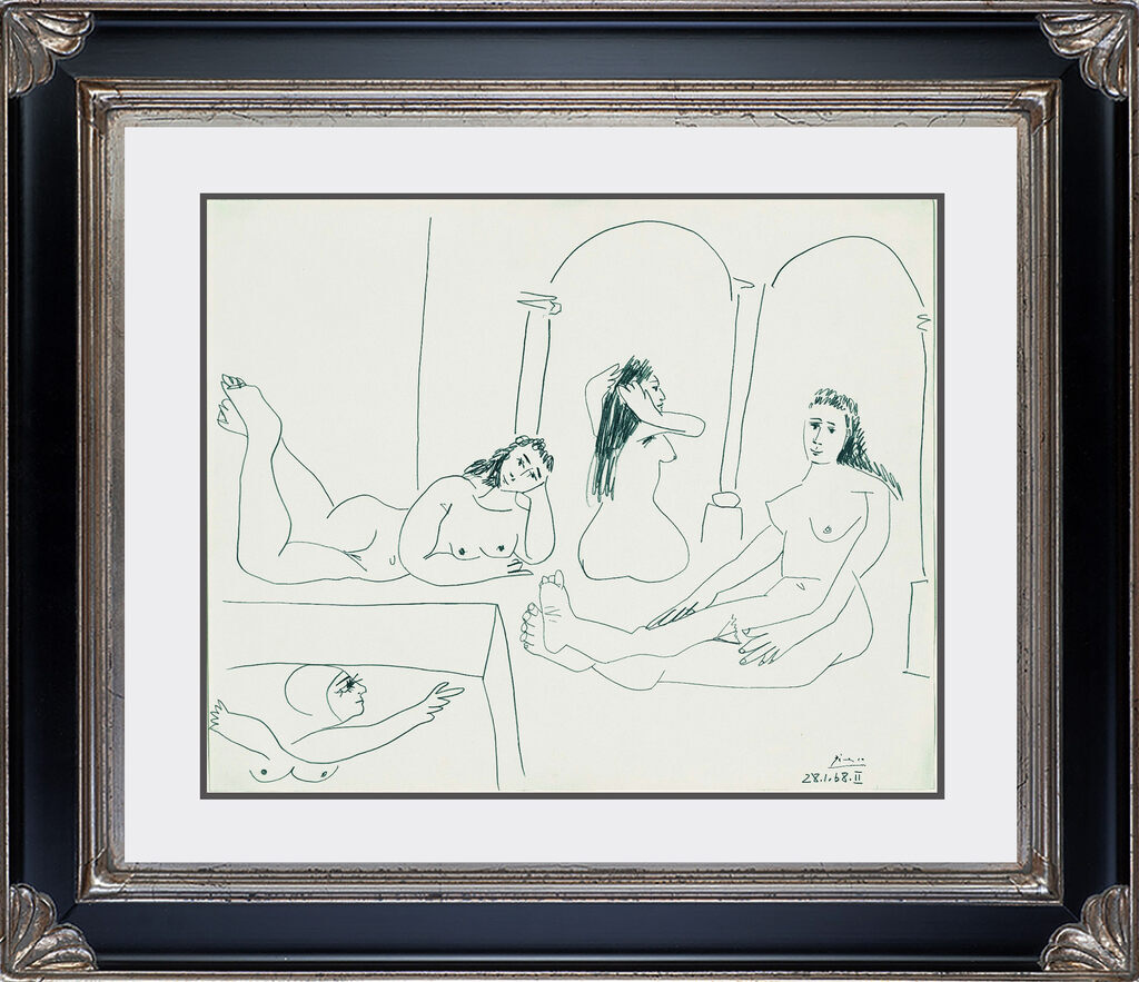 Pablo Picasso, Le Bain, 1968