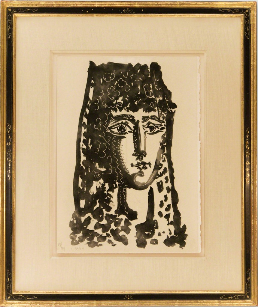 Pablo Picasso, Femme a la Mantille- Carmen, from "Le Carmen des Carmen", 1949