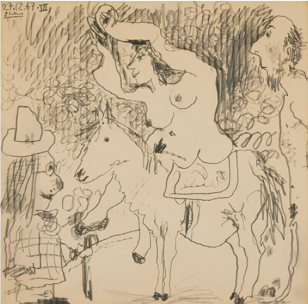 Pablo Picasso, Scène de cirque (Circus Scene), 1967