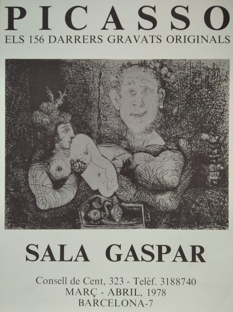 Pablo Picasso, Sala Gaspar. Els 156 darrers gravats originals, 1978