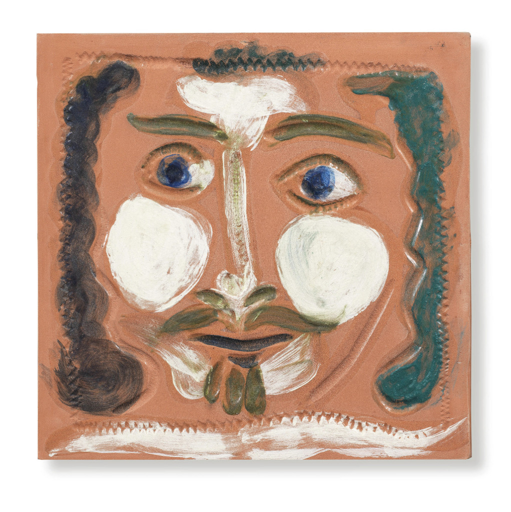 Visage aux cheveux bouclés (A.R.572), image 1