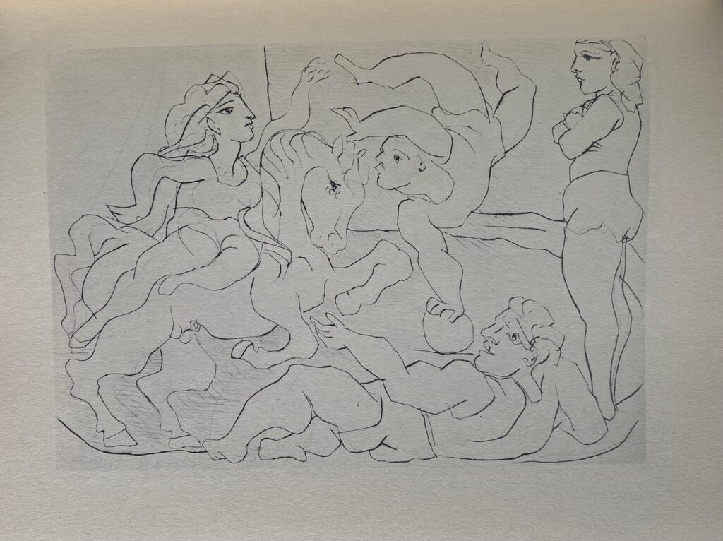 Pablo Picasso, Le cirque. Répétition, 1956