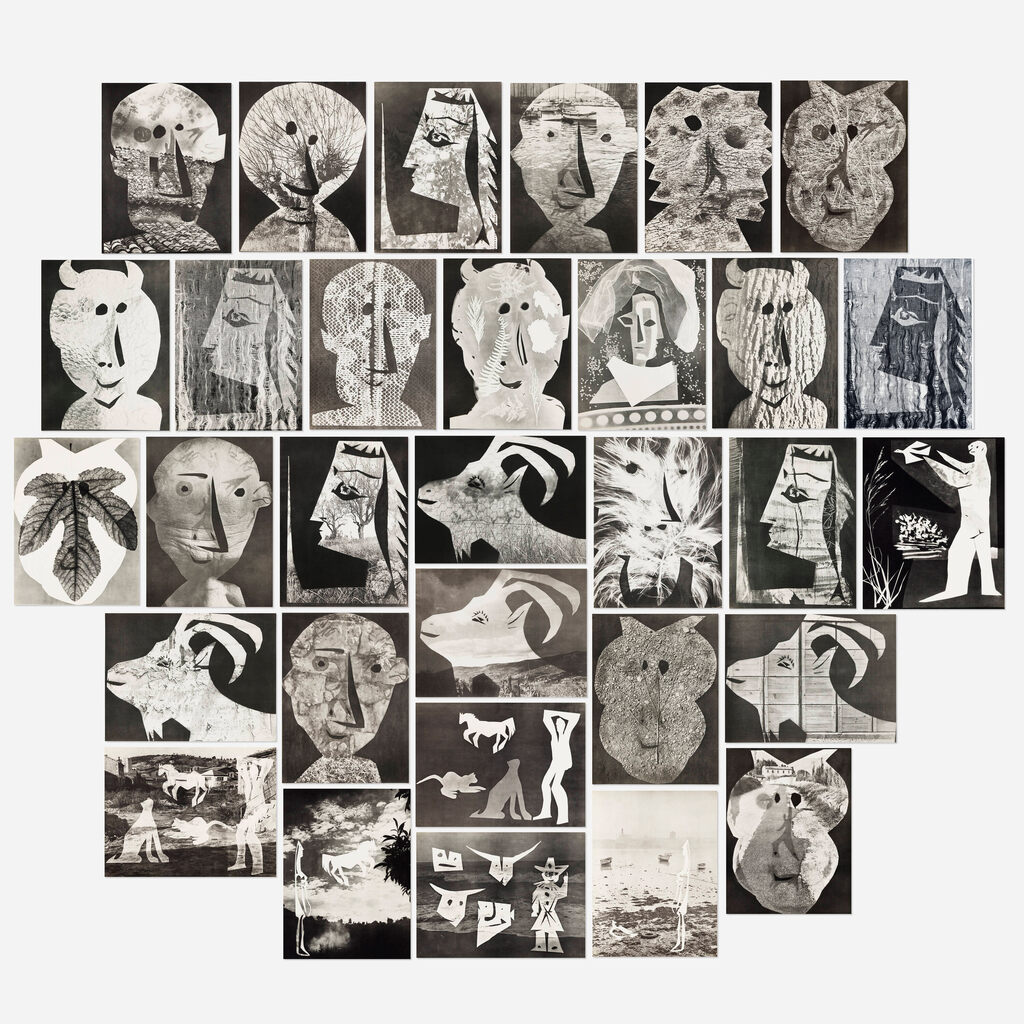 Pablo Picasso, Pablo Picasso, André Villers, Jacques Prévert DIURNES. DECOUPAGES ET PHOTOGRAPHIES, 1962