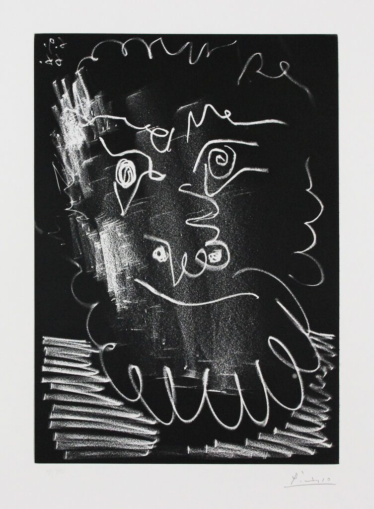 Pablo Picasso, Head of a bearded man, 1966
