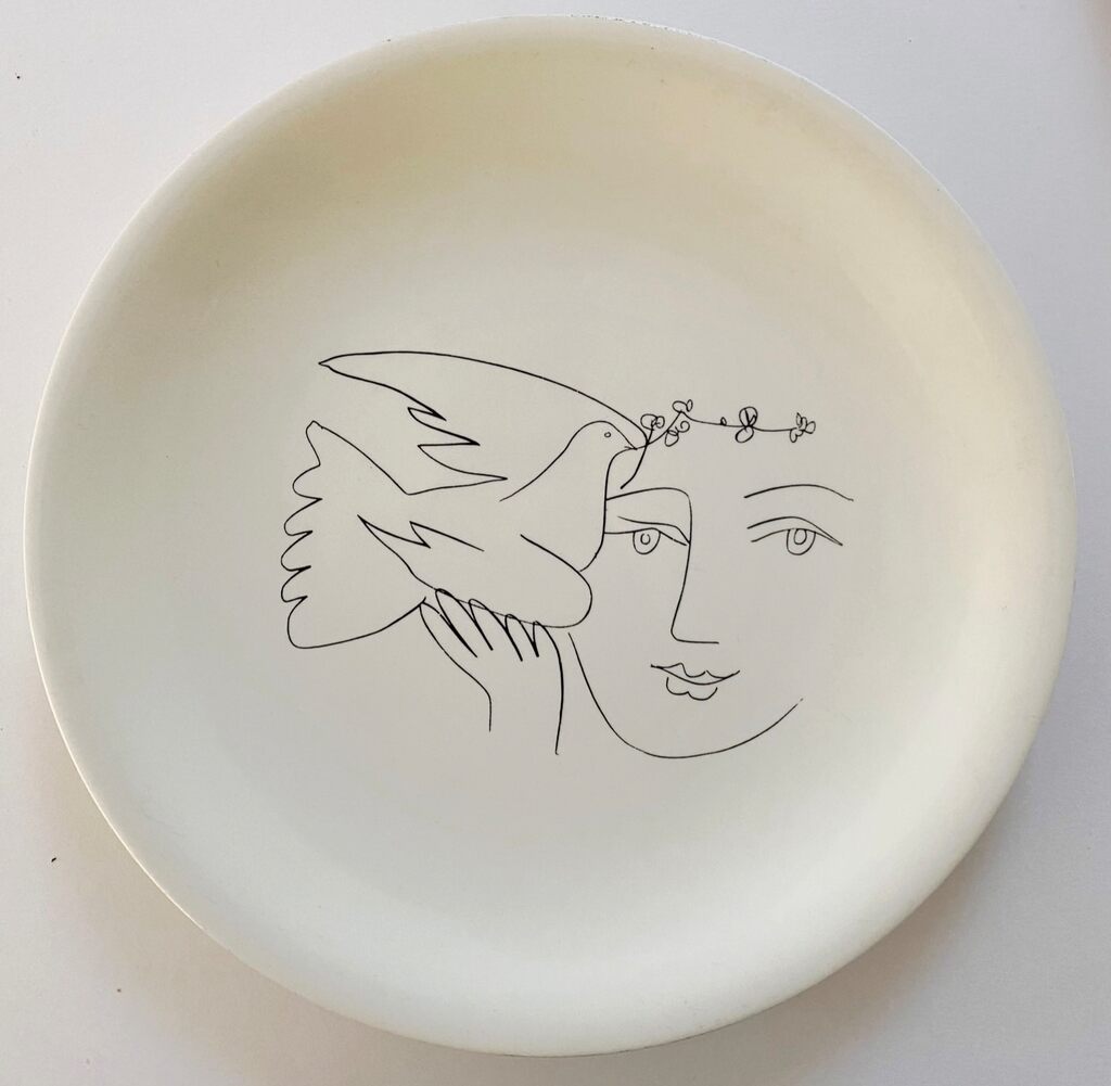 Pablo Picasso, Femme à la colombe, ca. 1965