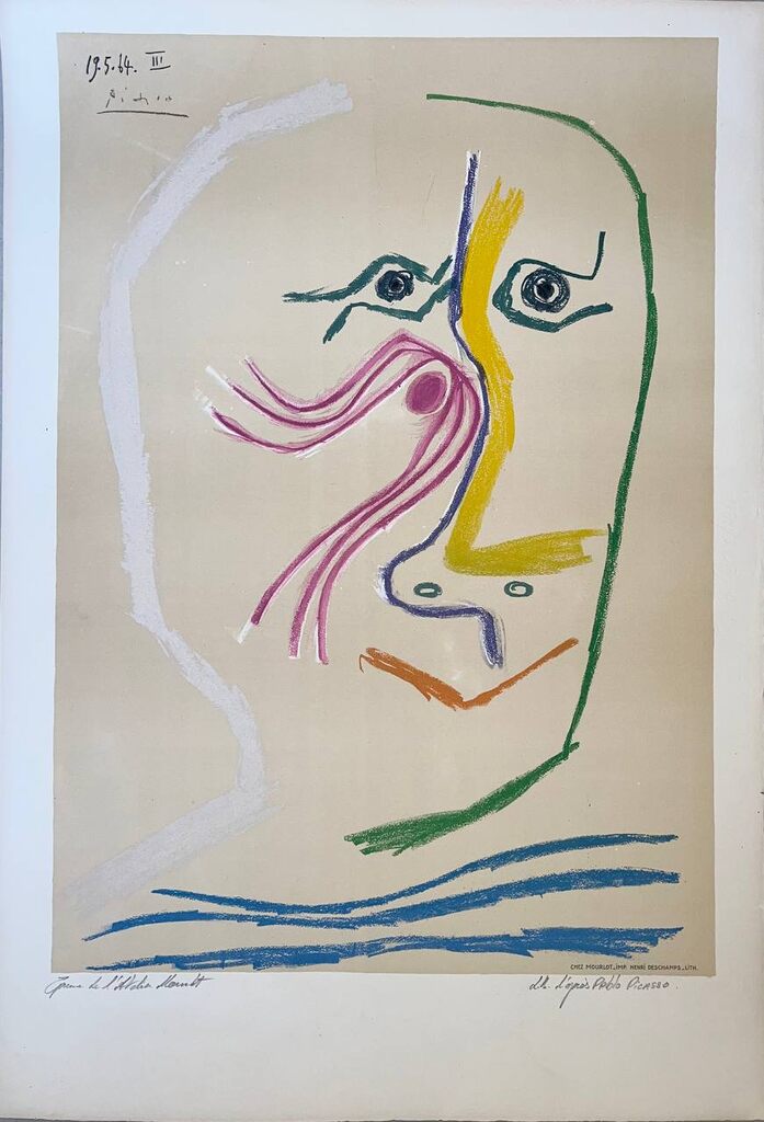 Pablo Picasso, Tribute to René Char, 1964-1969