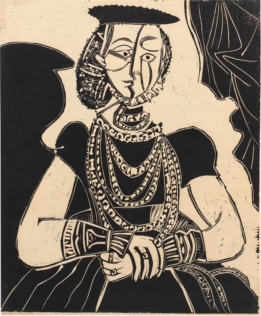 Portrait de Jeune Fille, d’après Cranach, image 1