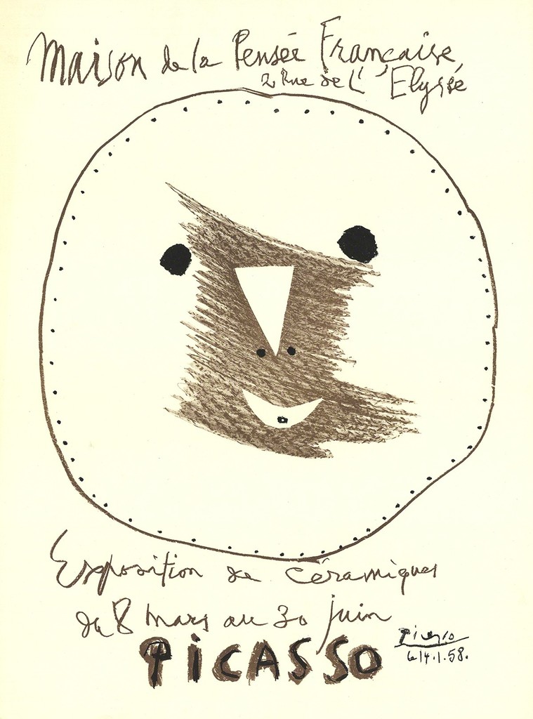 Pablo Picasso, Exposition de Ceramiques, 1958