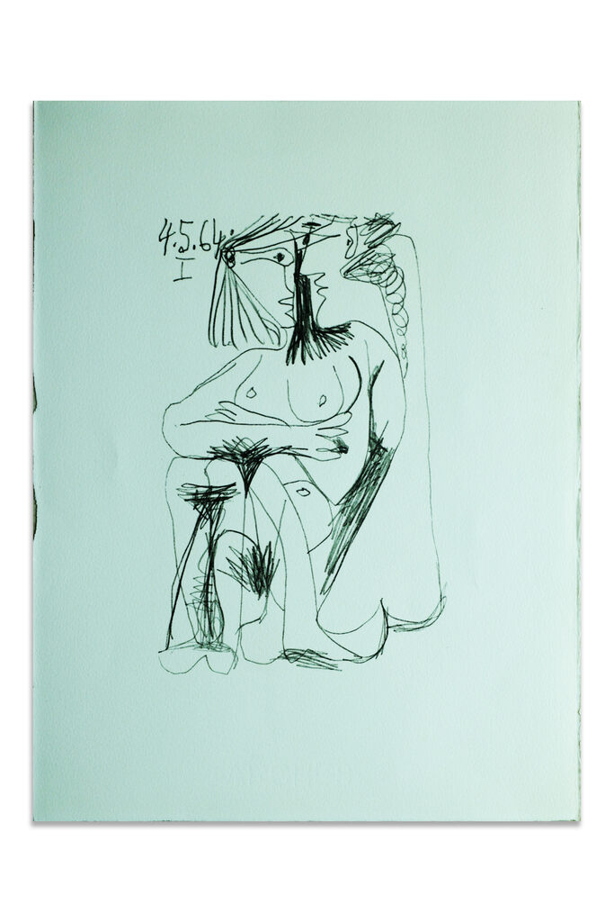 Pablo Picasso, Le Gout Du Bonheur I (Planche 01), 1970
