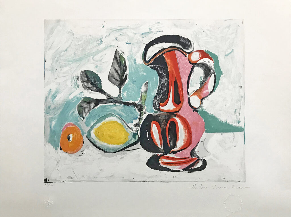 NATURE MORTE AU PICHET ROSE, image 1