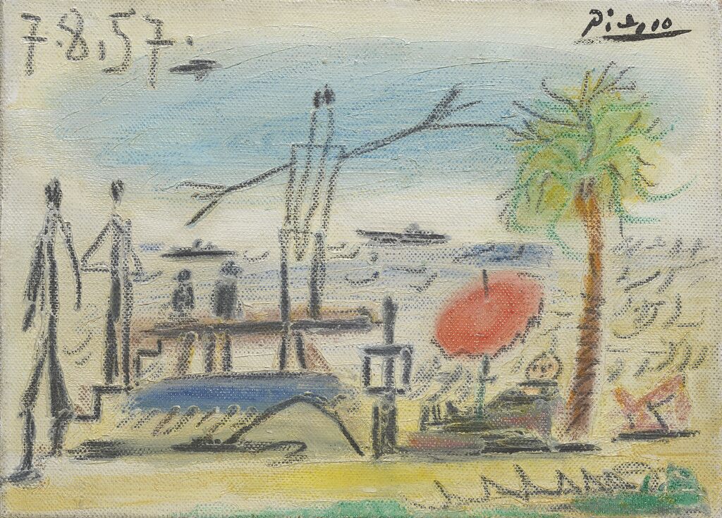 Pablo Picasso, La plage (The Beach), 1957