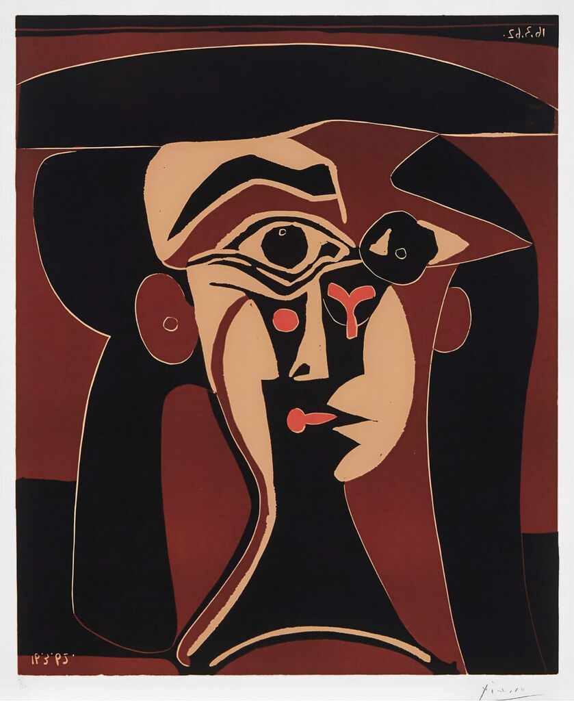 Jacqueline Au Chapeau Noir (Jacqueline in Black Hat), image 1