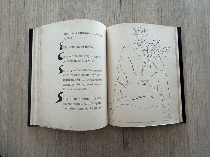 Pablo Picasso, Deux Contes. Le Centaure Picador. Le crepuscule d'un Faune. Gravures de Pablo Picasso., 1947