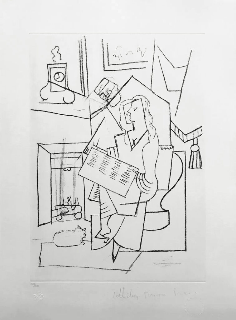 Pablo Picasso, FEMME DANS UN FAUTEUIL, 1979-1982