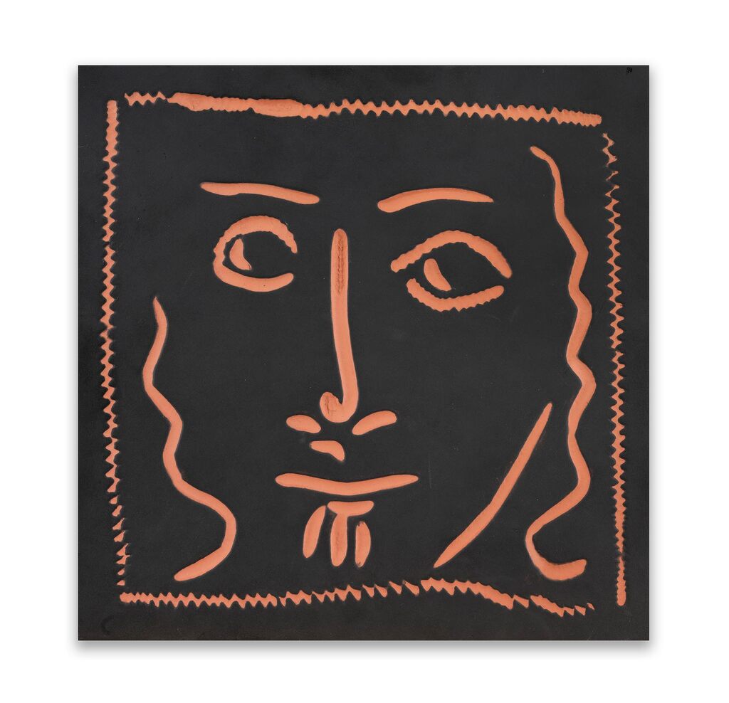 Visage aux cheveux bouclés (A.R. 574), image 1