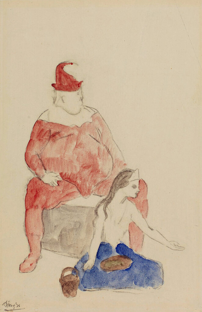 Saltimbanque et Jeune Fille, image 1