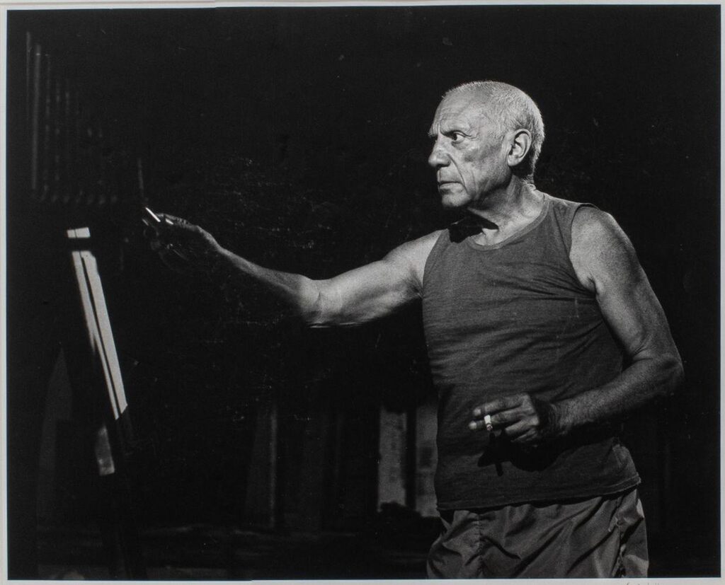 Pablo Picasso, Photograph of Picasso, 1955