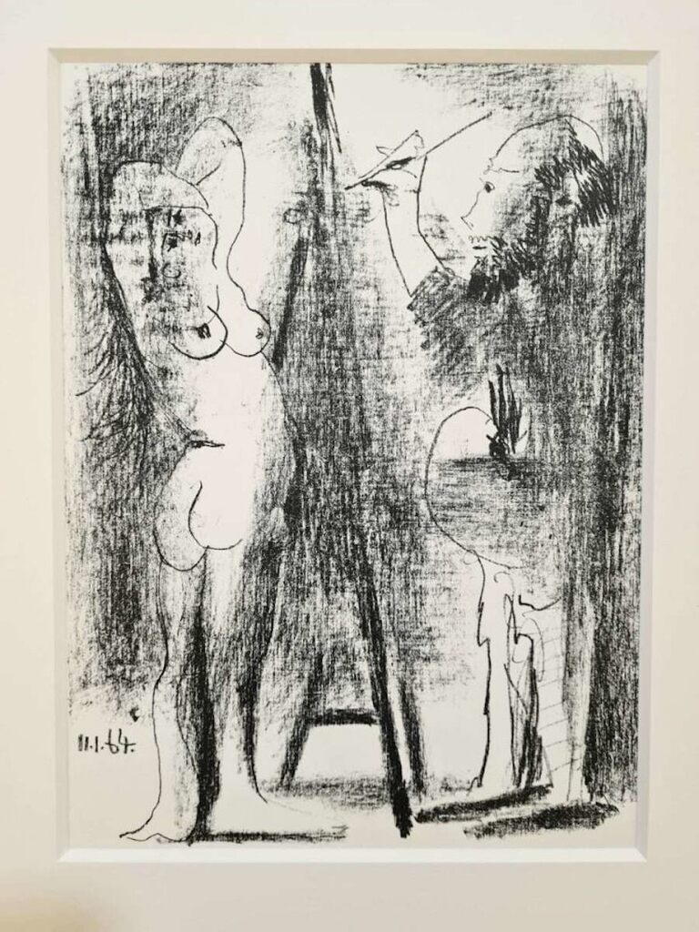 Pablo Picasso, Le Peintre et son Modele, 1964