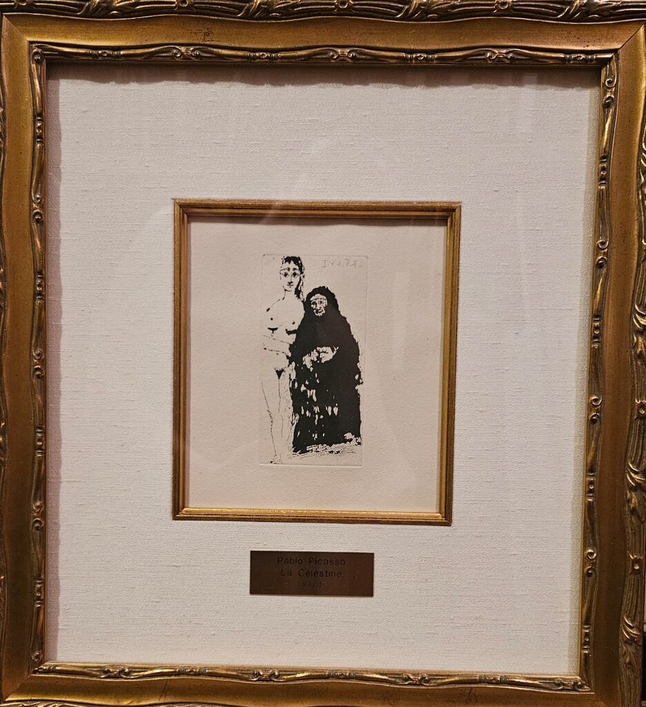 Pablo Picasso, La Celestine Suite, Plate 1, 1971