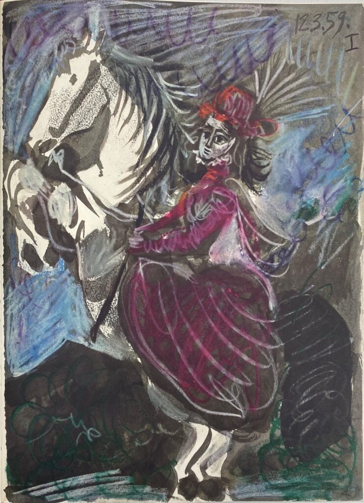 Pablo Picasso, La cavalière I, 1961