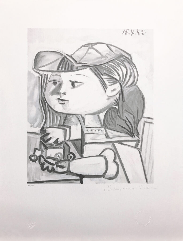 Pablo Picasso, BUSTE DE PETITE FILLE, 1979-1982