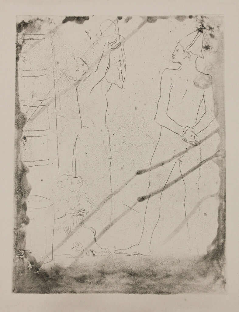 Pablo Picasso, La Famille de Saltimbanques au Macaque, 1905